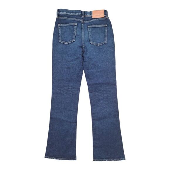 Moussy Vintage Women Straight Leg Howa Factory Distress High Waist Denim Blue 25 - Picture 3 of 7
